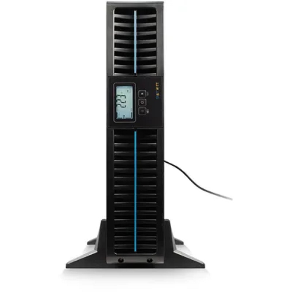 Источник бесперебойного питания SMARTWATT UPS DATA PRO COMBO 1kVA Онлайн, мощность 1000/900 ВА/Вт, стоечный/напольный, LCD дисплей, управляемые розетки, Shuko CEE7/4 - 2 шт. , IEC13 - 3 шт.
