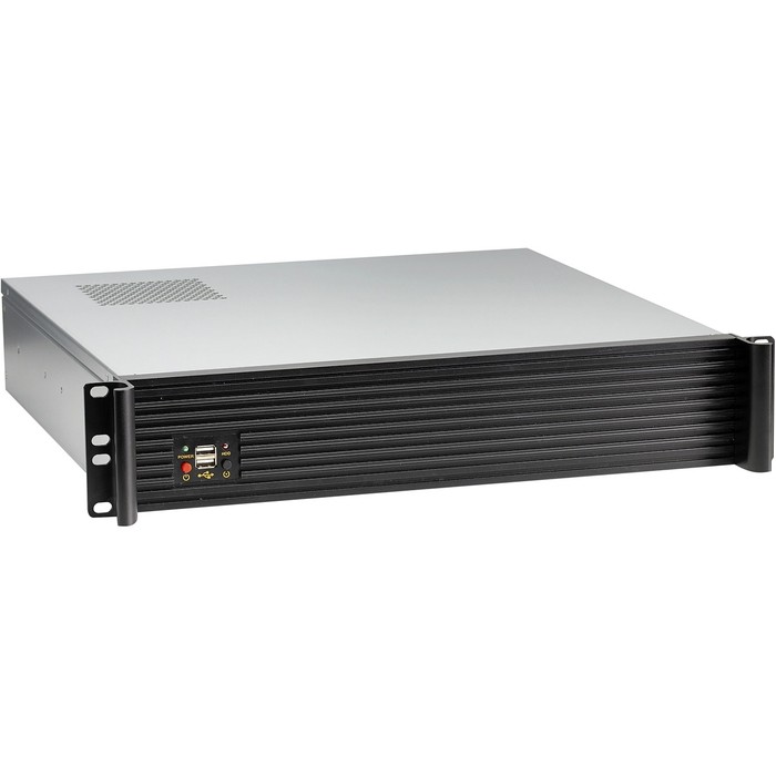Exegate EX292638RUS Серверный корпус ExeGate Pro 2U420-06 <RM 19", высота 2U, глубина 420, БП 2U-400ADS, USB>