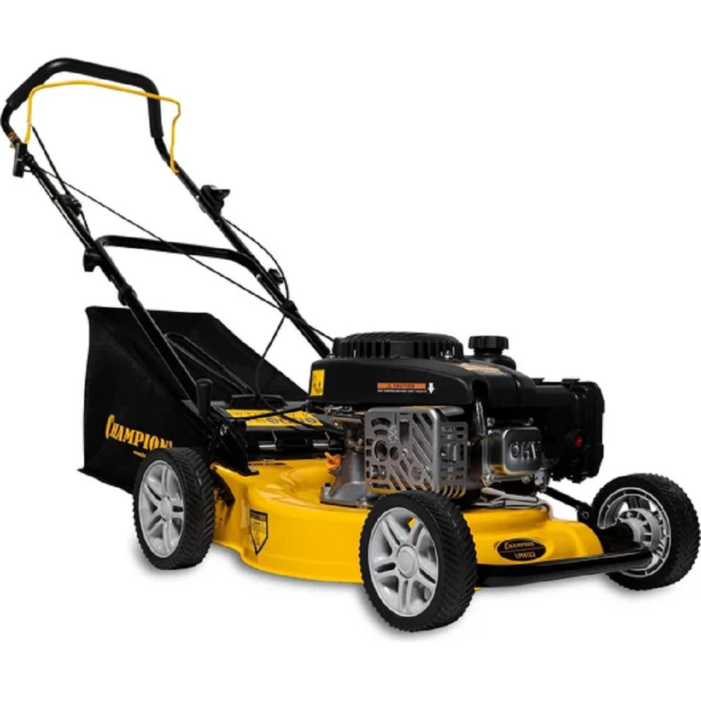 CHAMPION Газонокосилка LM4122 { 2,2кВт 410мм 40л 27-61мм 1рычаг/6, 23кг } 