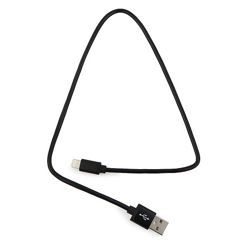 Cablexpert Кабель для Apple CC-S-APUSB01Bk-0.5M, AM/Lightning, серия Silver, длина 0.5м, черный, блистер