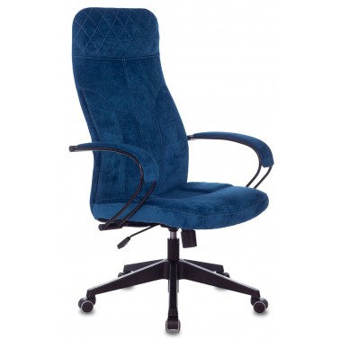 Кресло руководителя Бюрократ CH-608/FABRIC-DBLUE [1654359]