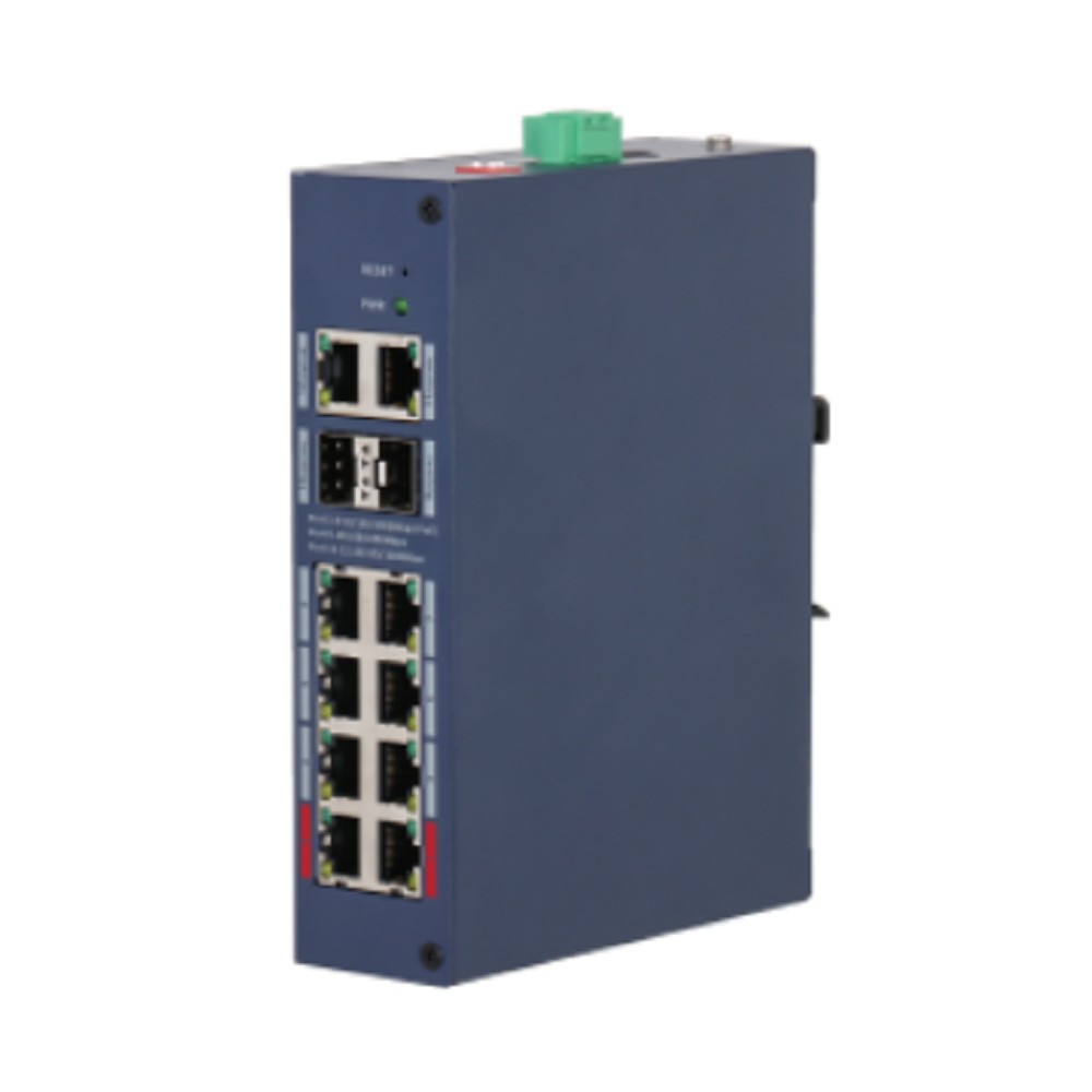 DAHUA DH-CHS4212-8GT-110 8-портовый гигабитный PoE коммутатор с функцией облачного управления 8 RJ45 10/100/1000Мбит/с (PoE/PoE+/Hi-PoE/IEEE 802.3bt), 2 RJ45 10/100/1000Мбит/с (uplink), 2 SFP 1000Мбит