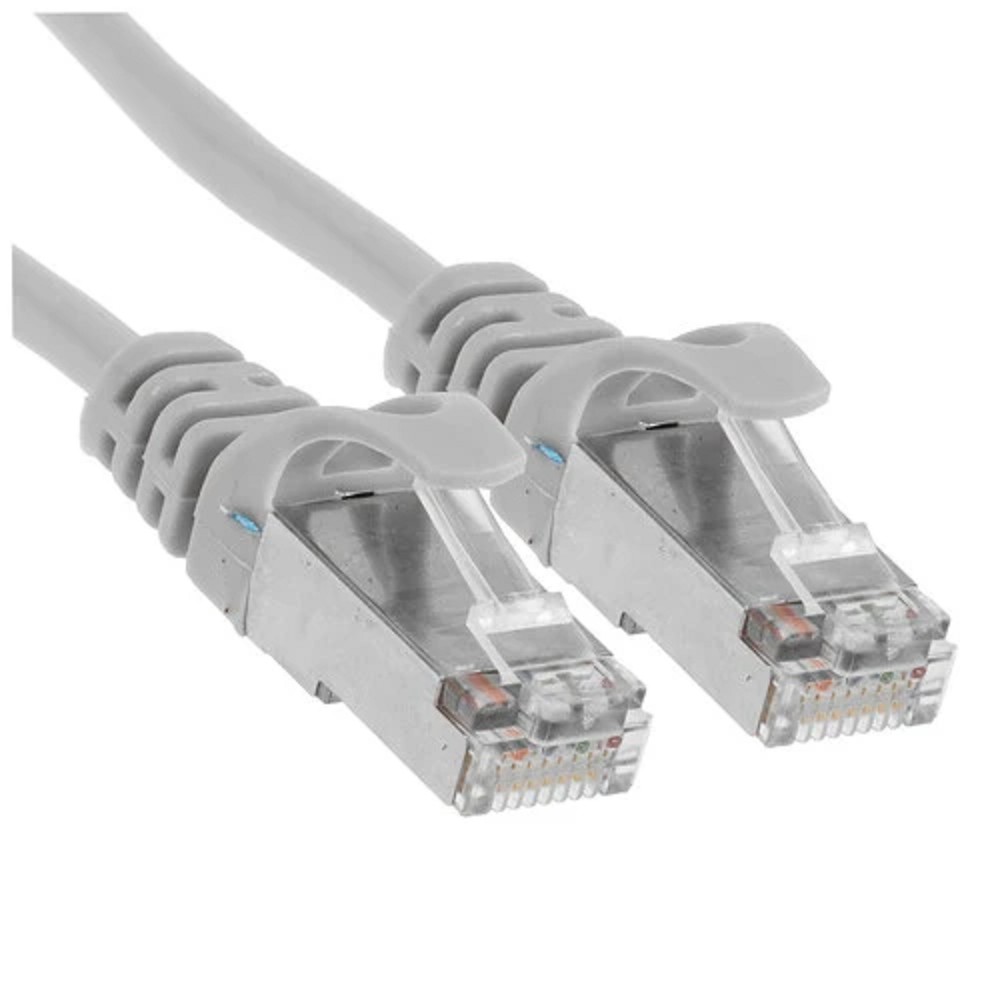 Патч-корд PP22-5m 1000G FTP 4 пары cat5E CCA molded 5м серый RJ-45 (m)-RJ-45 (m)