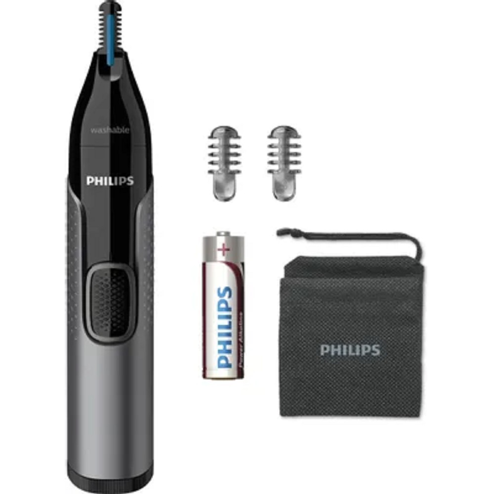 PHILIPS NT3650/16 Триммер ,2насадки, черный/серый