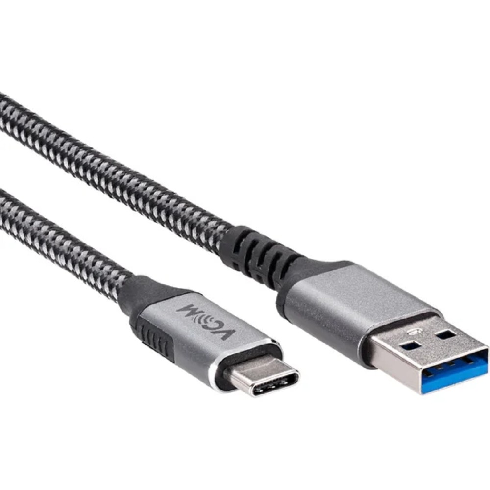VCOM <CU401M-2M> Кабель USB3.2 Gen2, AM->CM, 10Gbs, All Shell 2м 