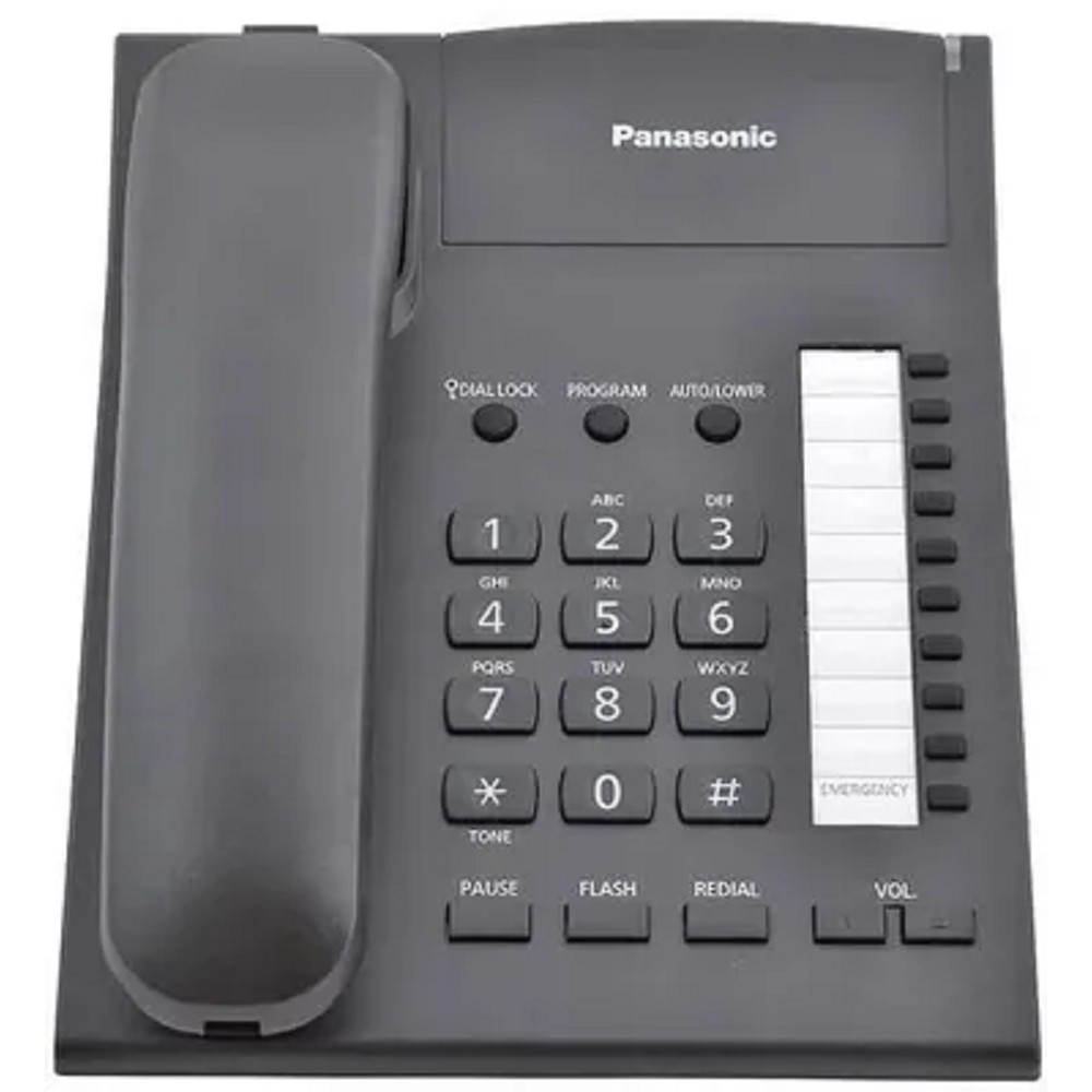 Повреждение упаковки Panasonic KX-TS2382RUB (черный) {индикатор вызова,повторный набор последнего номера,4 уровня громкости звонка}