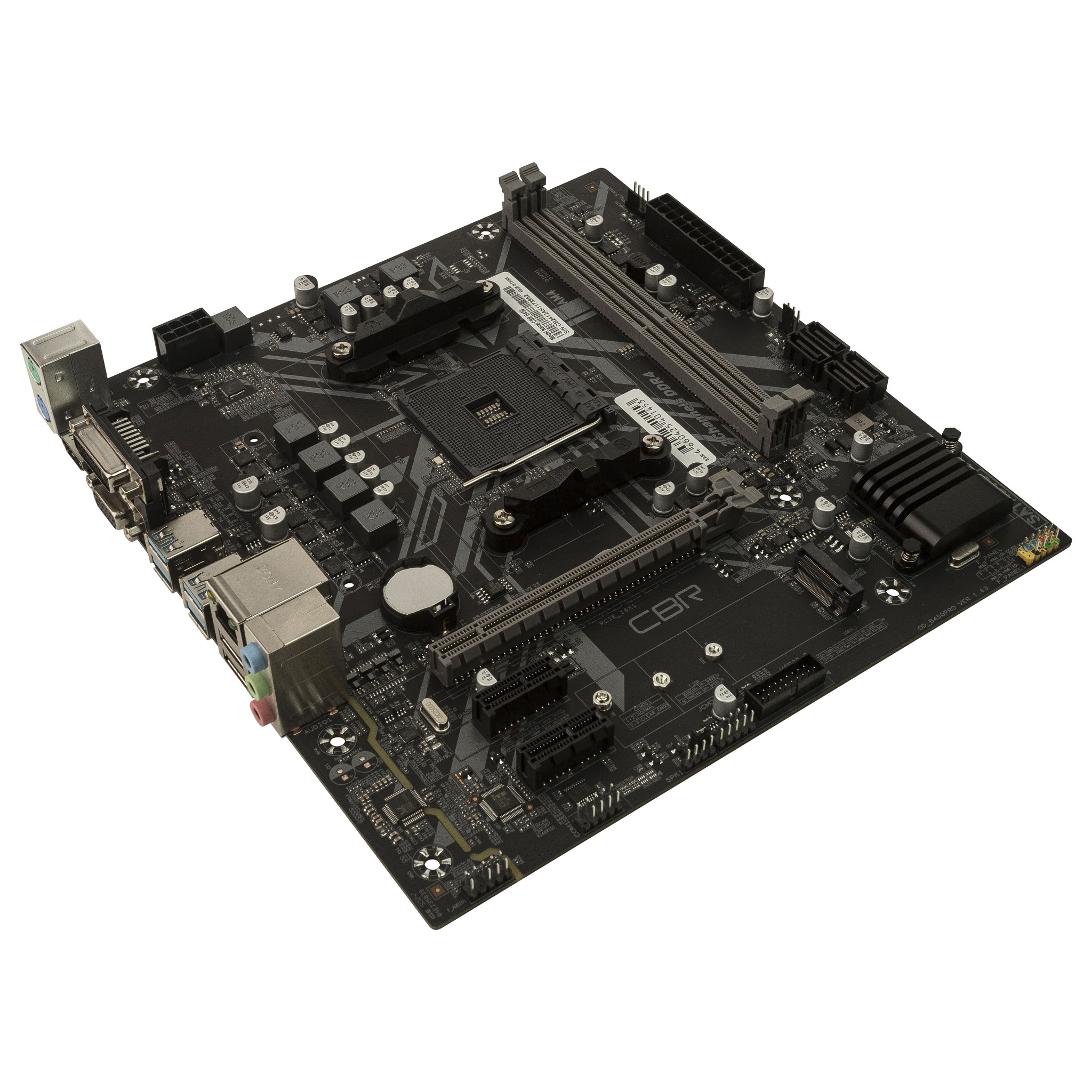 Повреждение упаковки CBR B450 OEM { Chipset B450, Socket AM4, 2*DDR4, mATX, VGA+HDMI, 1*PCIEx16,1*PCIEx1,1*M.2(NVME &amp; SATA), 4*SATA3, 2*USB2.0 + 2*USB3.0, LAN 1Gb} OEM УПАКОВКА