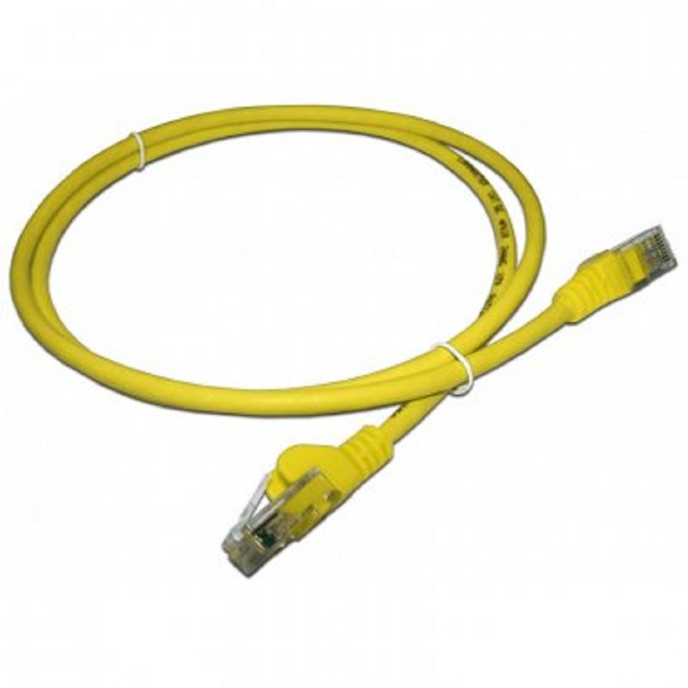 Патч-корд Lanmaster UTP LAN-PC45/U5E-2.0-YL вилка RJ-45-вилка RJ-45 кат.5е 2м желтый LSZH (уп.:1шт)