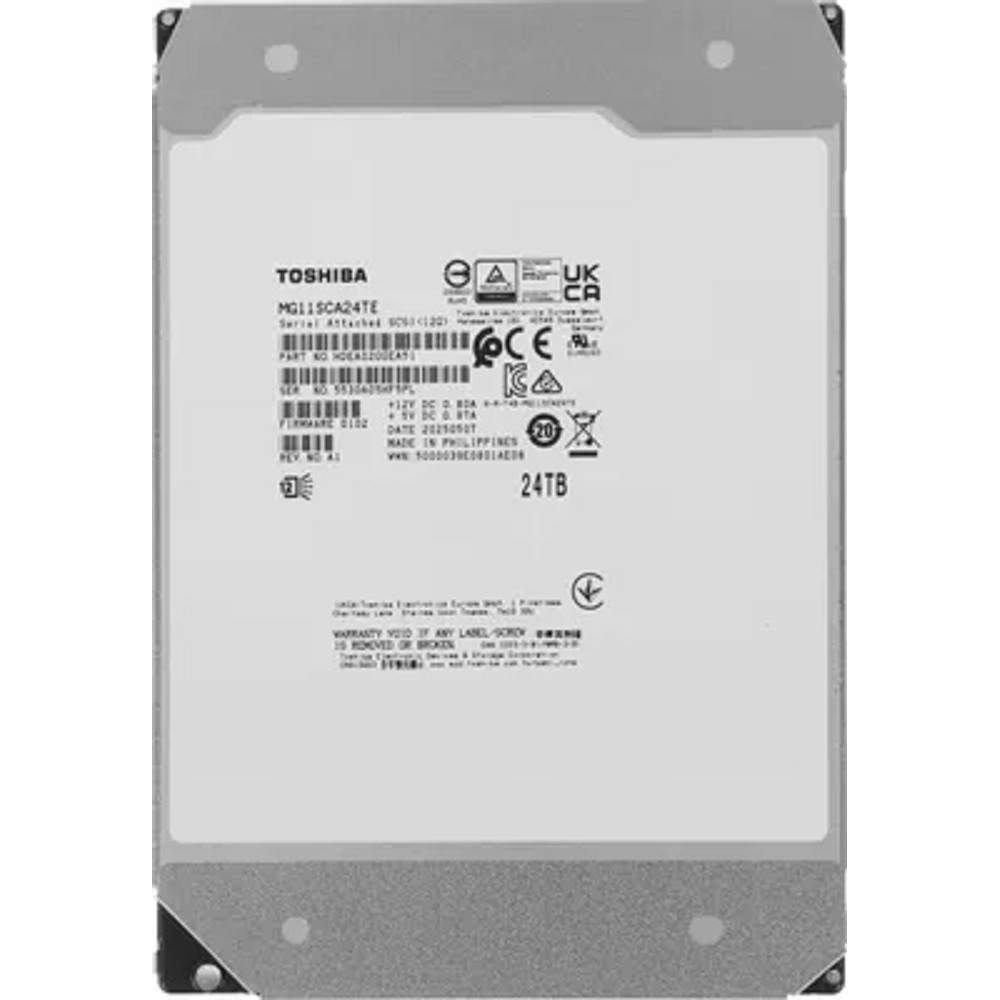 Жесткий диск серверный Toshiba MG11SCA24TE 3.5" 24TB MG11 Series SAS