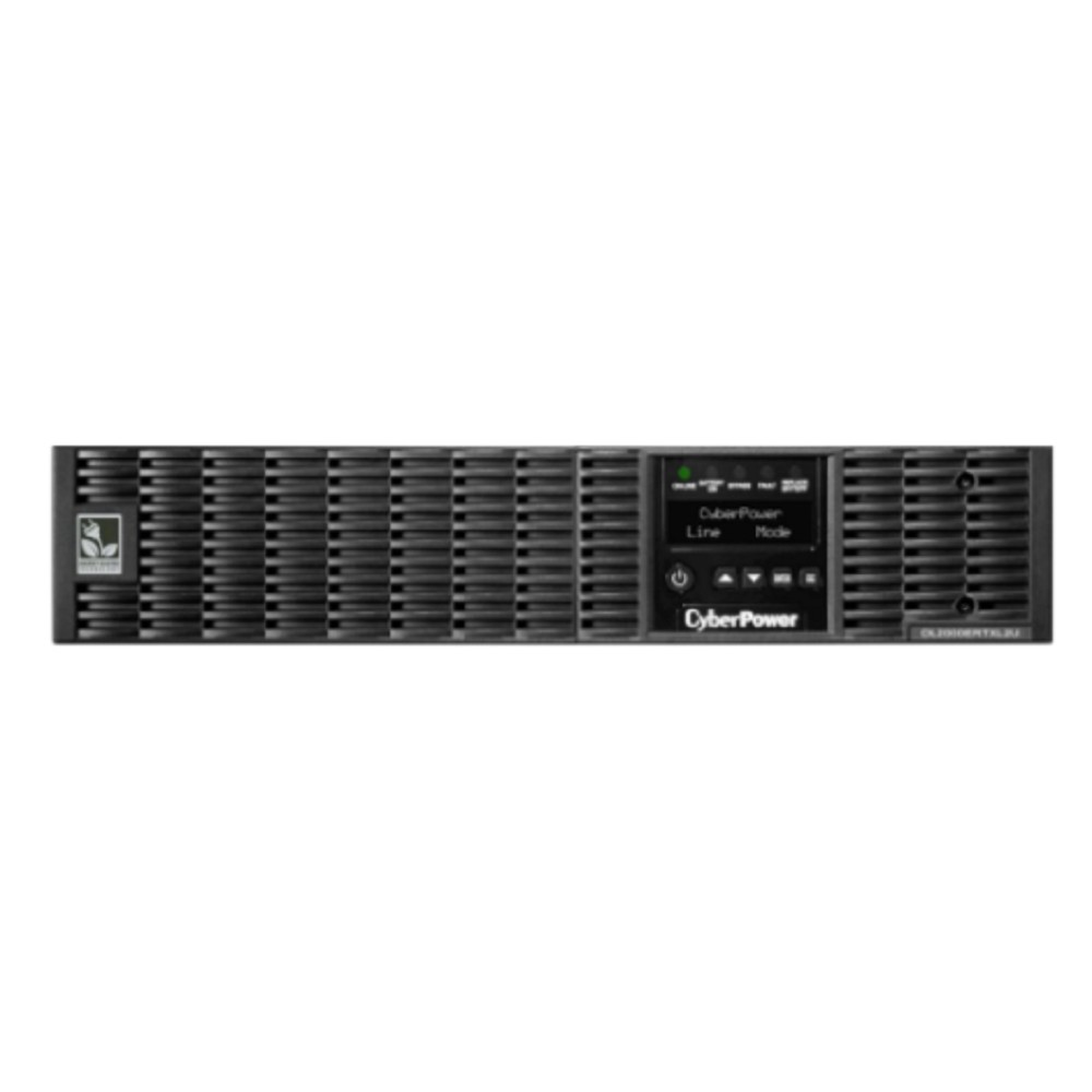 ИБП CyberPower OL2000ERTXL2U {Online, 2000VA/1800W USB/RS-232/Dry/EPO/SNMPslot/RJ11/45/ВБМ (8 С13, 1 C19) 9Ач х6}