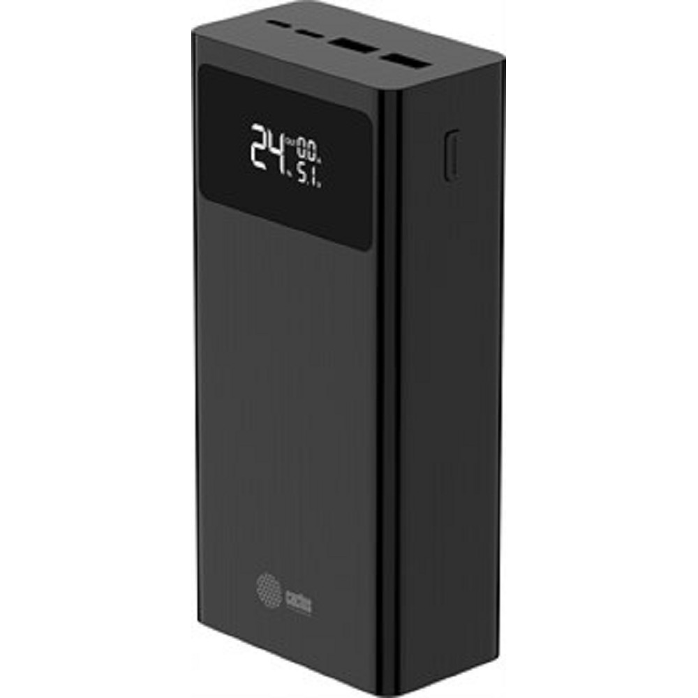 Мобильный аккумулятор Cactus CS-PBFSKA-30000 30000mAh 22.5W 4.5A USB-A/USB-C черный