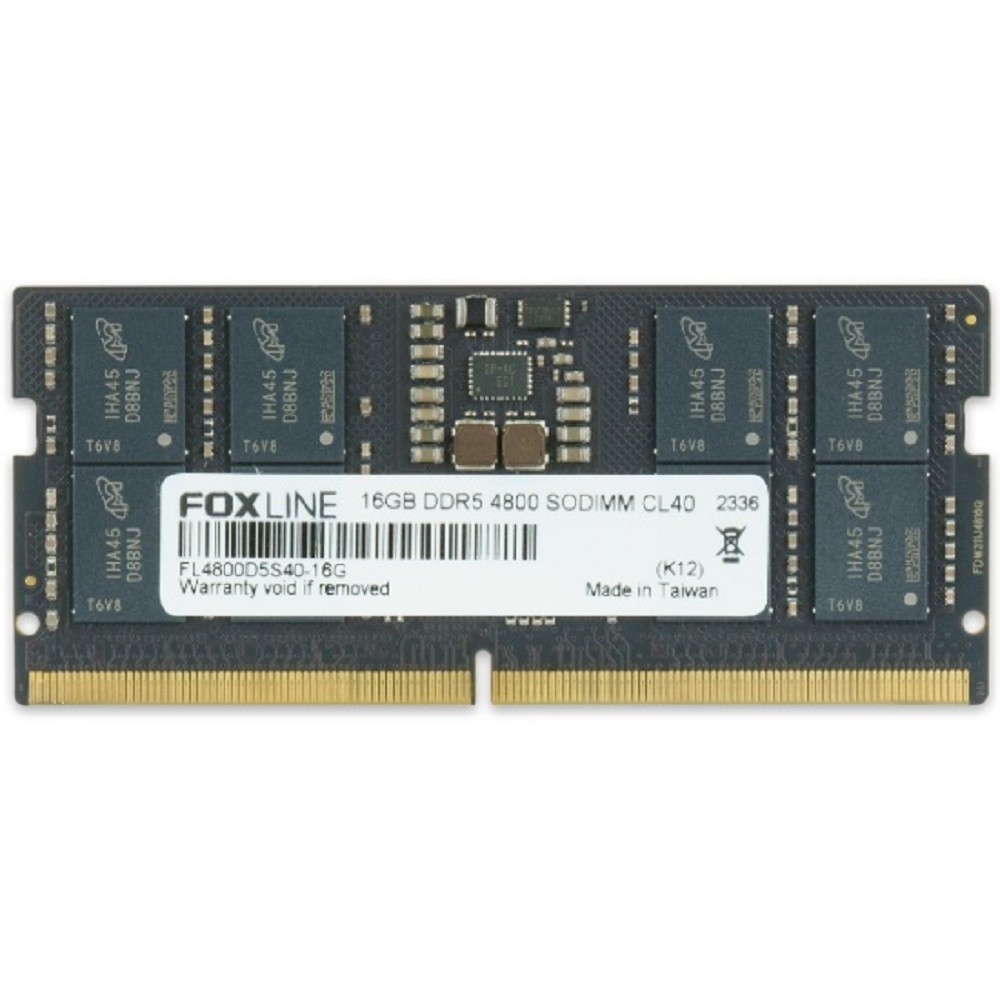 Foxline DDR5 SODIMM 16GB 4800  CL 40 FL4800D5S40-16G