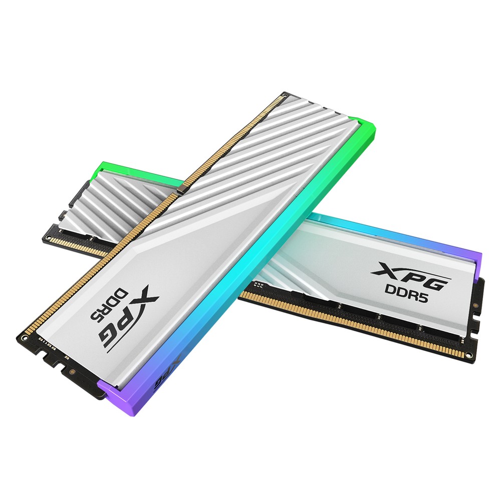 A-data DDR5 DIMM 32GB 2x16GB 6000MHz AX5U6000C3416G-DTLABRWH XPG Lancer RGB RTL PC5-48000 CL34288-pin 1.35В kit dual rank с радиатором Ret