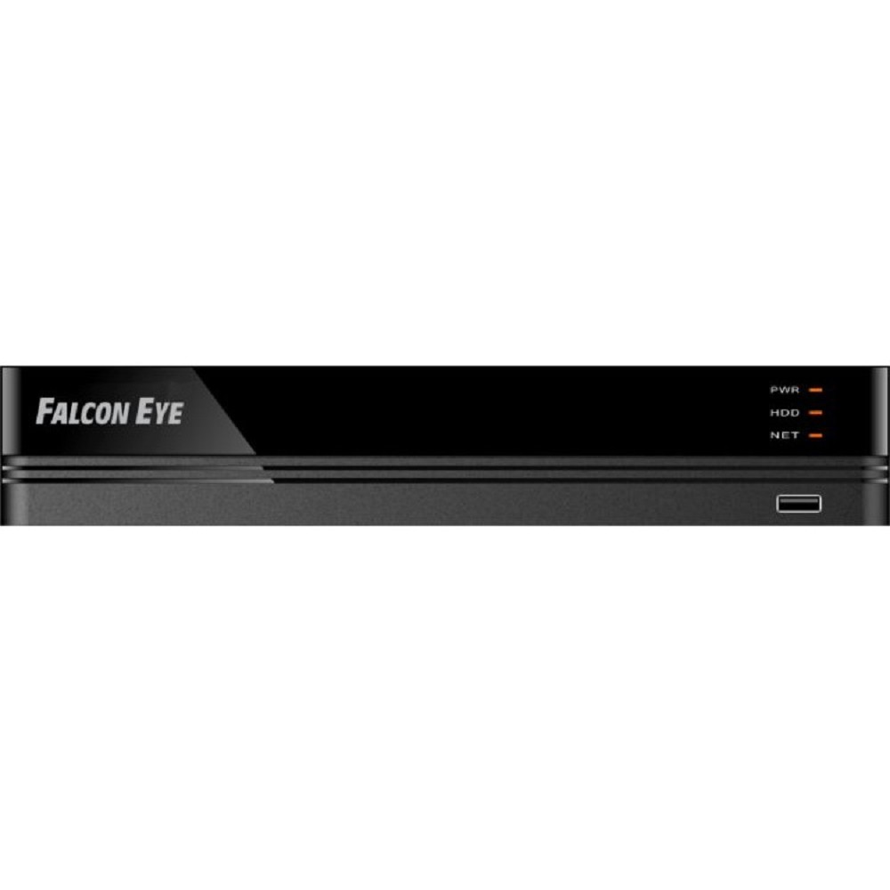 Falcon Eye FE-MHD2104 4 канальный 5 в 1 регистратор: запись 4кан 5Мп Lite*12k/с; 1080P*15k/с; 720P*25k/с; Н.264/H.265/H265+; HDMI, VGA, SATA*1 (до 10Tb HDD), 2 USB; Аудио 1/1; Смарт функции записи и в