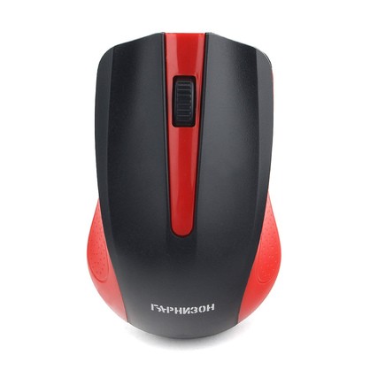 Гарнизон Мышь беспров.  GMW-430R, чип X, красный, 1200 DPI, 2 кн.+ колесо-кнопка, блистер