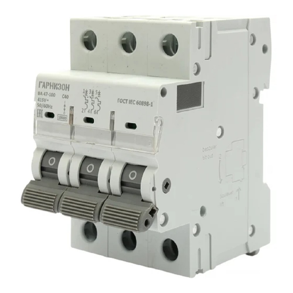 Гарнизон CB-47100-3-40-10-C Автоматический выключатель