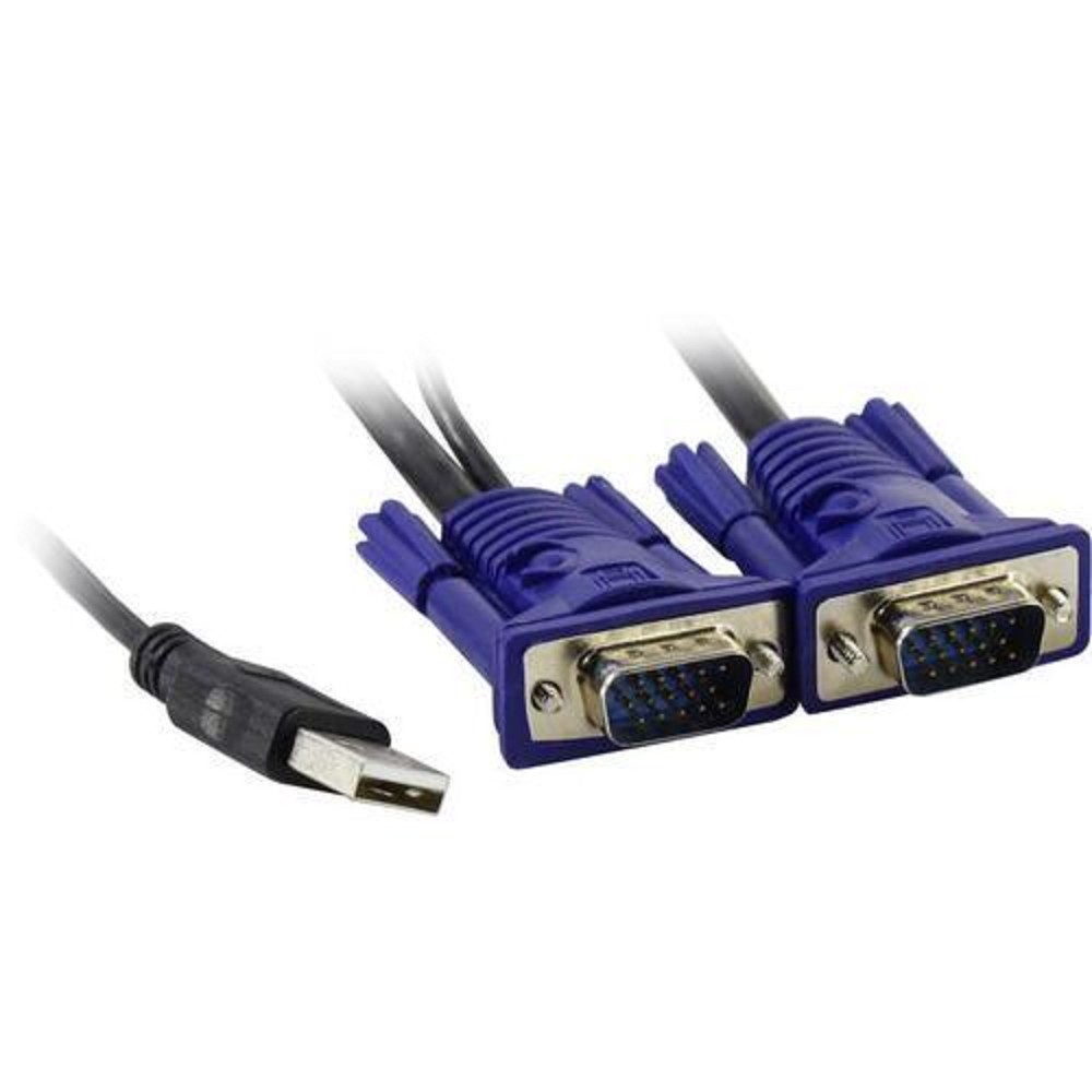 ORIGO OKVMCU/A1A KVM-кабель с разъемами VGA и USB, 1.8 м