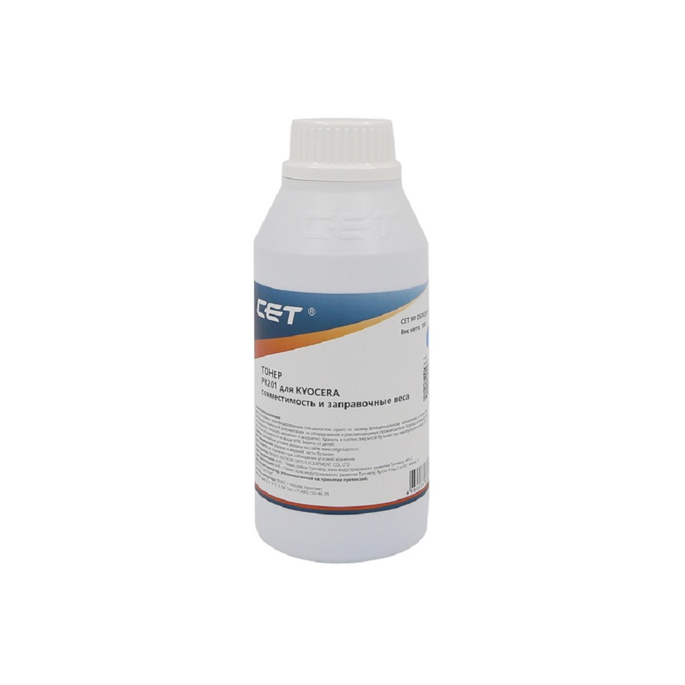 Тонер PK201 для KYOCERA ECOSYS P6030cdn/M6026cdn (CET) Cyan, 100г/бут, OSP0201C-100