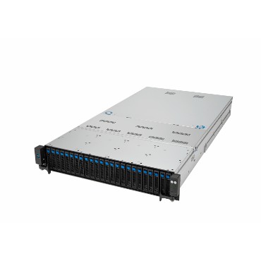 Серверная платформа/ ASUS RS720A-E12-RS24U, 2U, 2xSP5 (LGA 6096) EPYC 9004 (400W), 24 DIMM DDR5, 24=16NVMe + 8NVMe/SATA/SAS*,Up to 9 PCIe Gen5 slots + 1 x internal RAID slot (+-1 x OCP3.0), 24 x 2.5"