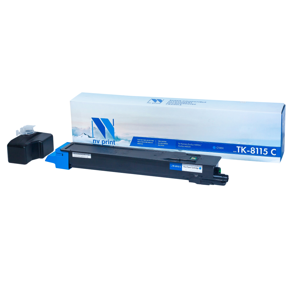 NV Print TK-8115C Тонер-картридж для Kyocera EcoSys-M8124/EcoSys-M8130, (6000k), Cyan