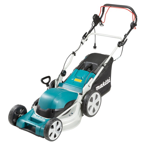 Makita ELM4120 Газонокосилка { 1600Вт,41см,7уровн,20\75мм,45л,14.5кг,кор,пластик,2Cut,инд заполнения }