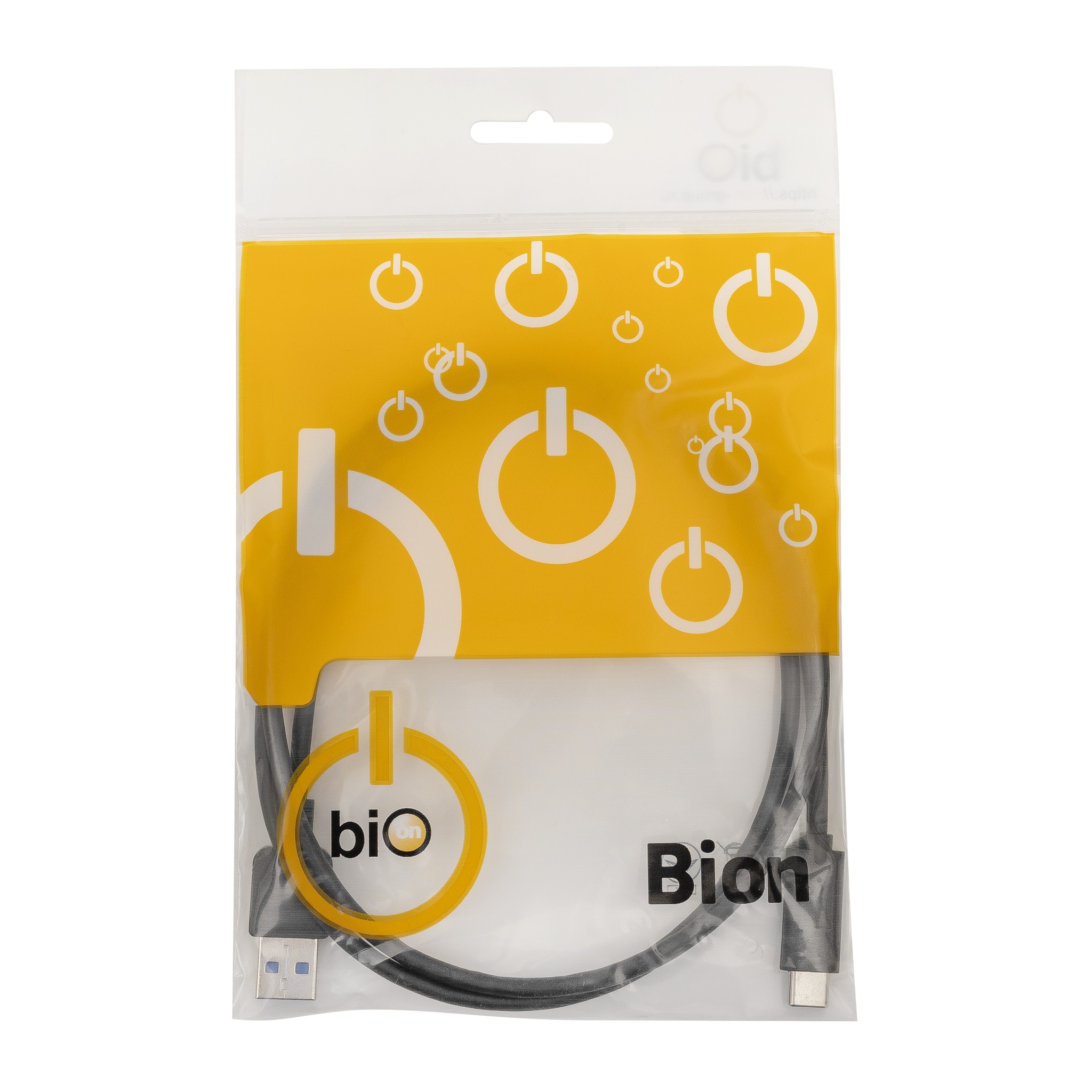 Bion Кабель USB 3.0 - USB Type-C (AM/CM), 5 Гбит/с, 3А (36W), 1 м, чёрный [BXP-CCP-USB3-AMCM-1M-B]