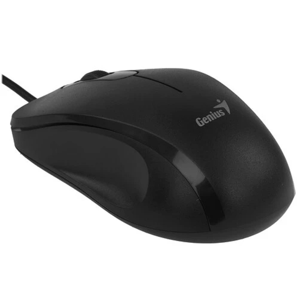 Мышь проводная Genius DX-101, Black, USB, разрешение 1200 DPI. Цвет: черный