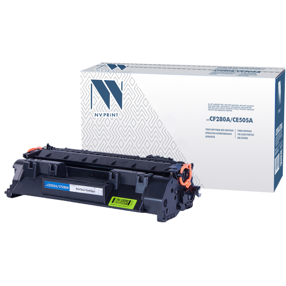 NVPrint CF280A/CE505A Картридж для принтеров HP LJ Pro 400 M401D Pro,400 M401DW Pro,400 M401DN Pro,400  M401A Pro,400 M401 Pro,40 0 M425 Pro,400 M425DW Pro,400 M425DN Pro, 2,7 к