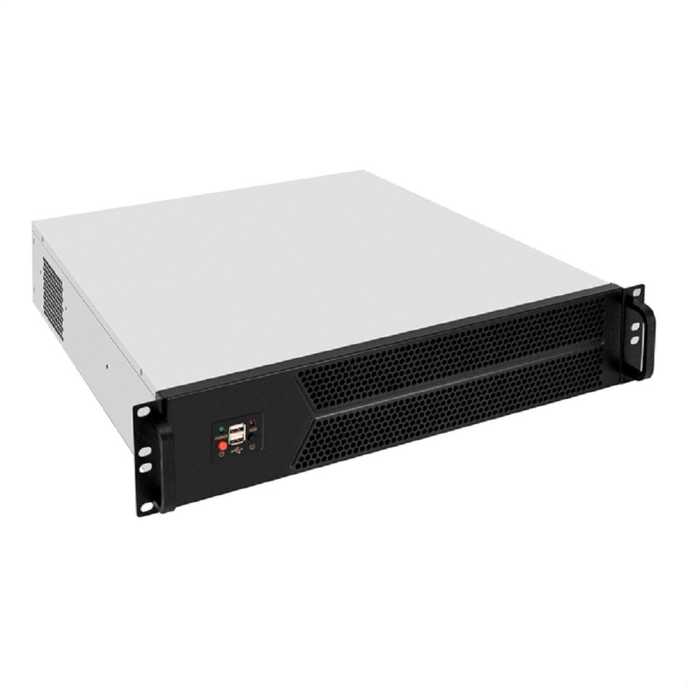 Exegate EX298481RUS Серверный корпус ExeGate Pro 2U450-06 <RM 19", высота 2U, глубина 450, БП 2U-800ADS, 2*USB>