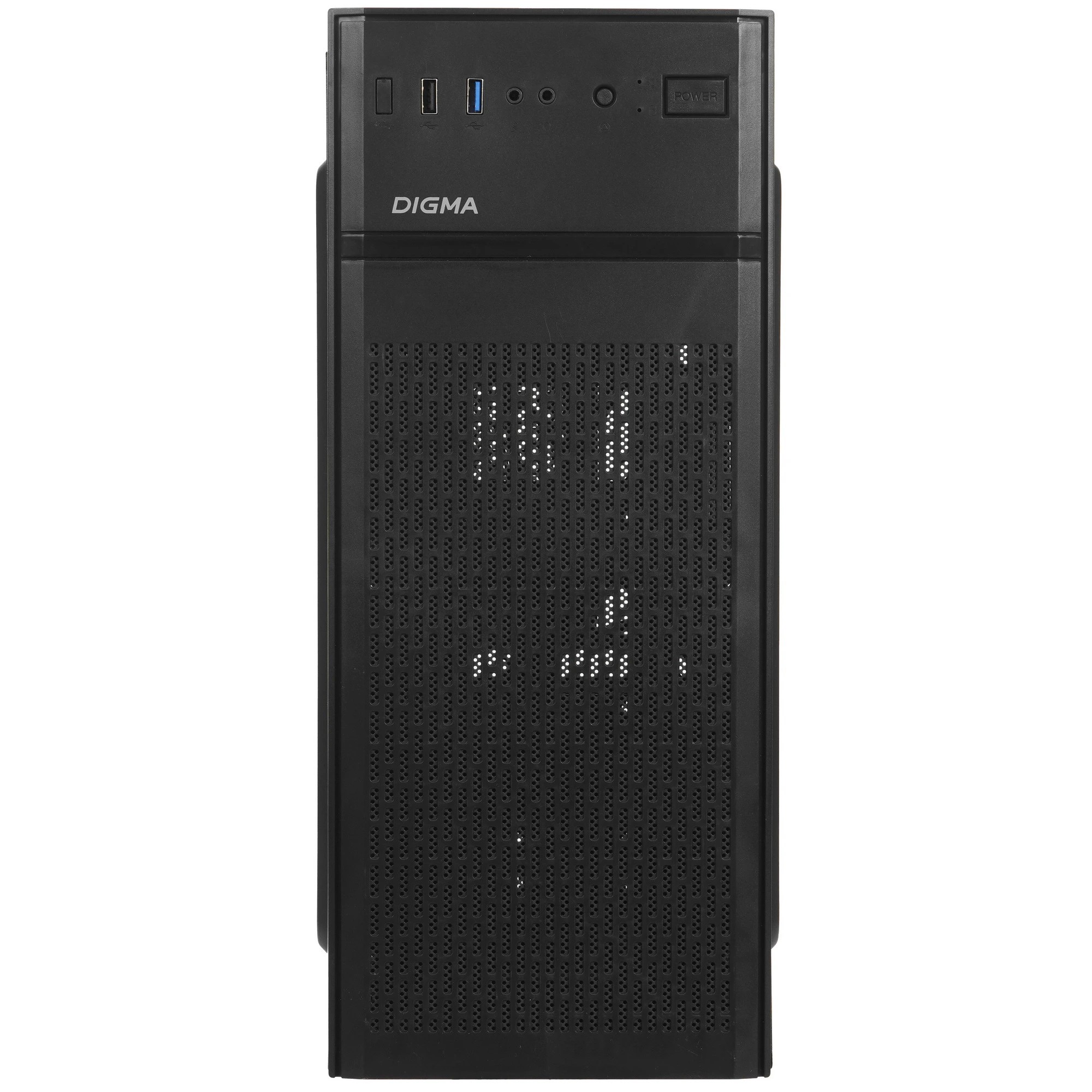 Корпус Digma DCC-MD301 черный без БП ATX 1x80mm 4x120mm 1xUSB2.0 1xUSB3.0 audio