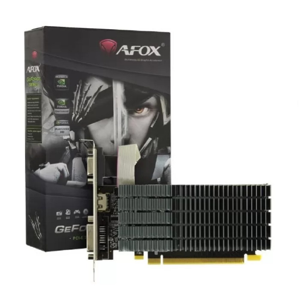 Видеокарта AFOX GT210 1GB DDR2 64 bit VGA/DVI/HDMI (AF210-1024D2LG2) RTL  