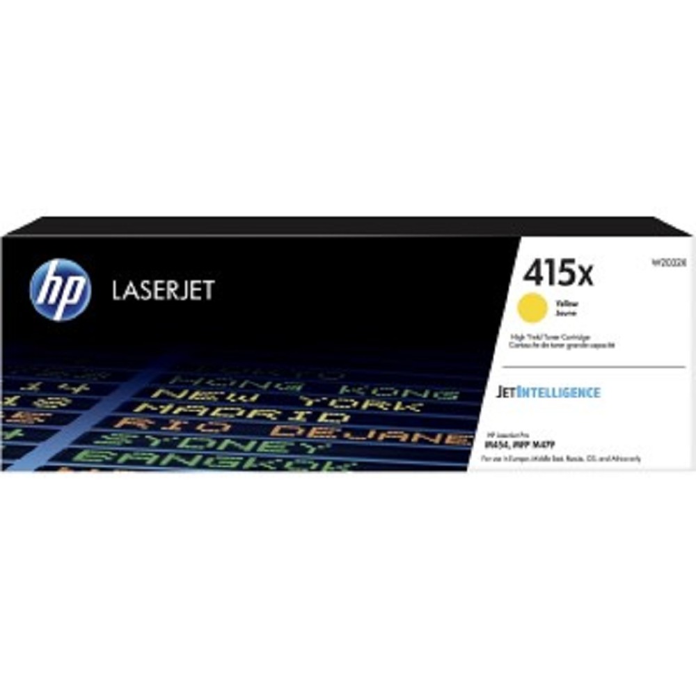 HP W2032X Картридж 415X увеличенной емкости, желтый (6000стр.) {HP LJ M454/MFP M479}