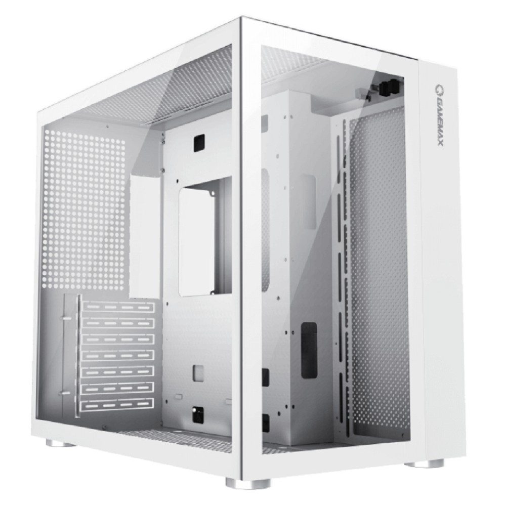 GameMax Корпус Infinity без БП (Midi Tower, ATX, Белый, USB 3.0+Type C, Зак. стекло)