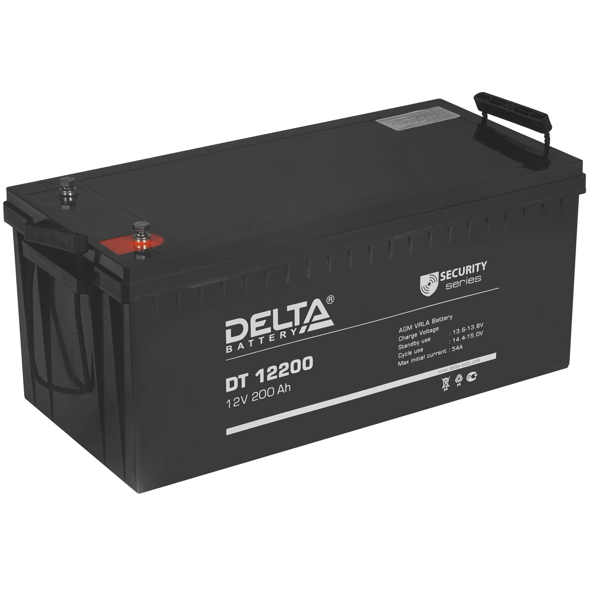 Delta DT 12200 (200 А\ч, 12В) свинцово- кислотный аккумулятор  