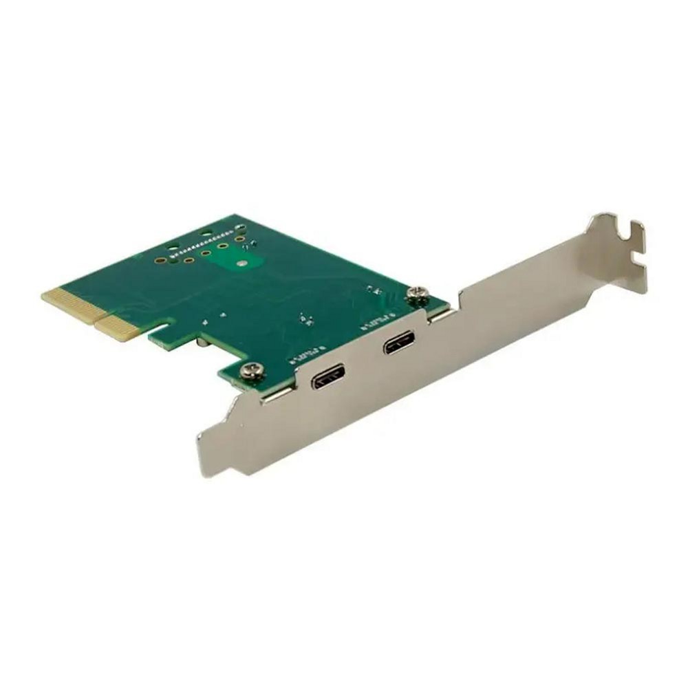 ORIENT AM-U3142PE-2С, Контроллер PCI-Ex4 v3.0, USB 3.2 Gen2, скорость до 10 Гбит/с, 2-port ext Type-C, ASM3142 chipset, разъем доп.питания, в комплекте LP планка крепления (31274)