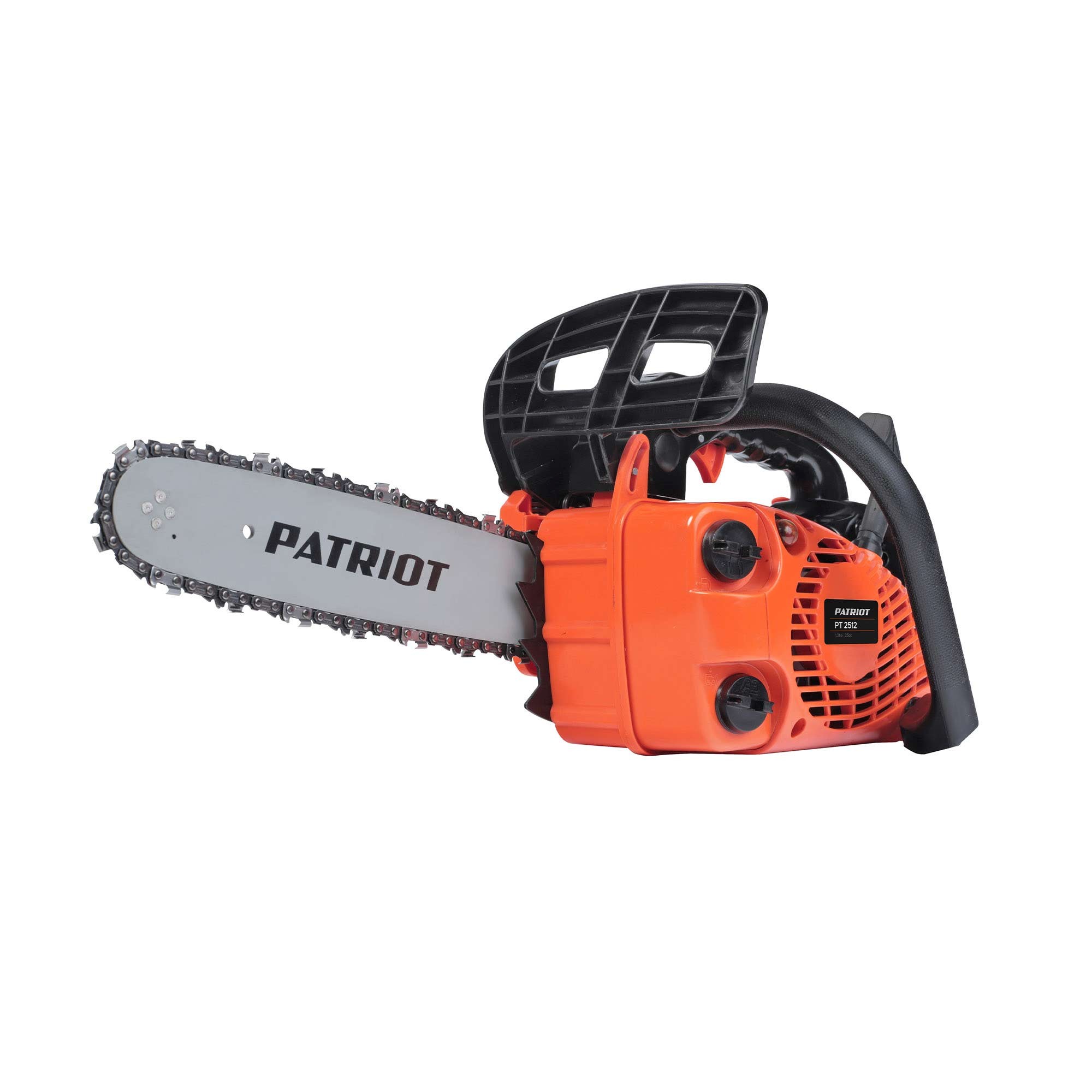 Бензопила PATRIOT PT2512 [220104500] {раб. объем 25сс, 1,3 л.с, шина 12", цепь 3/8" ; 0,050"/1,3mm ; 44 звена;}