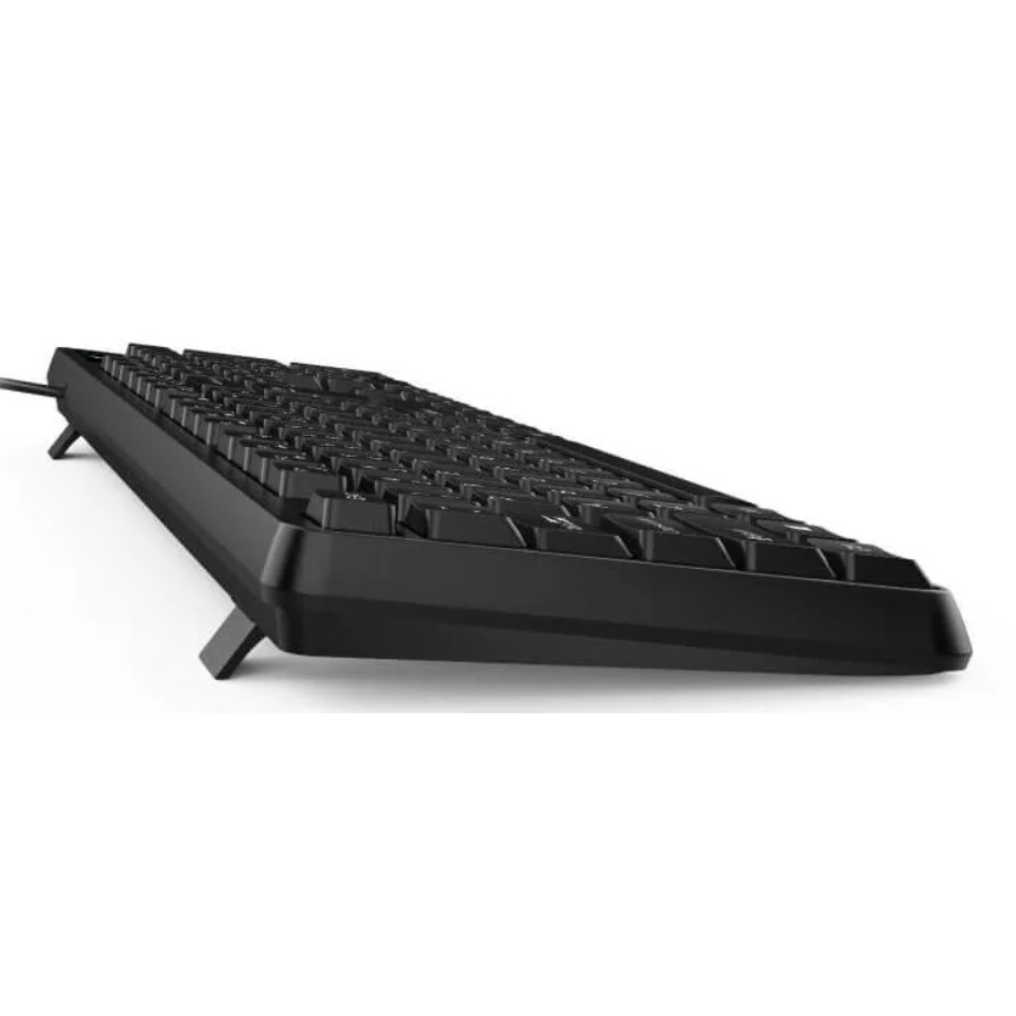 Клавиатура Genius Smart KB-117, {Черный, проводная, USB, 104 клавиши, защита от проливаний, регулировка наклона} [31310016402]