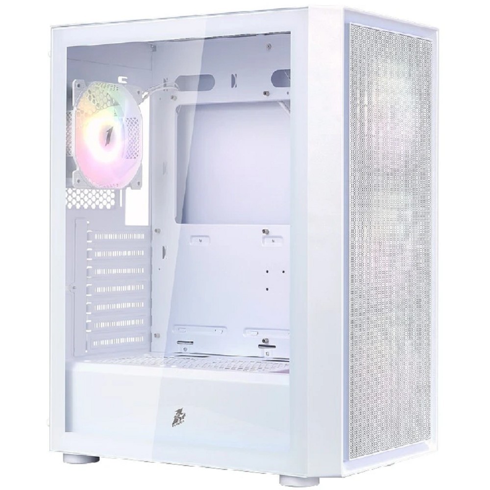 1STPLAYER Go6 ARGB White / ATX / 4x120mm ARGB fans / Go6-WH-4F7-W
