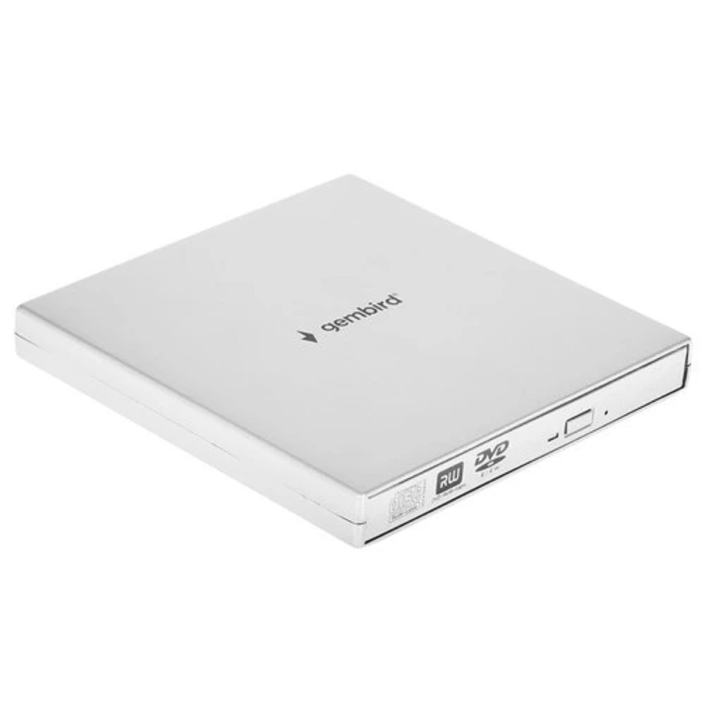 USB 2.0 Gembird DVD-USB-02-SV пластик, серебро 