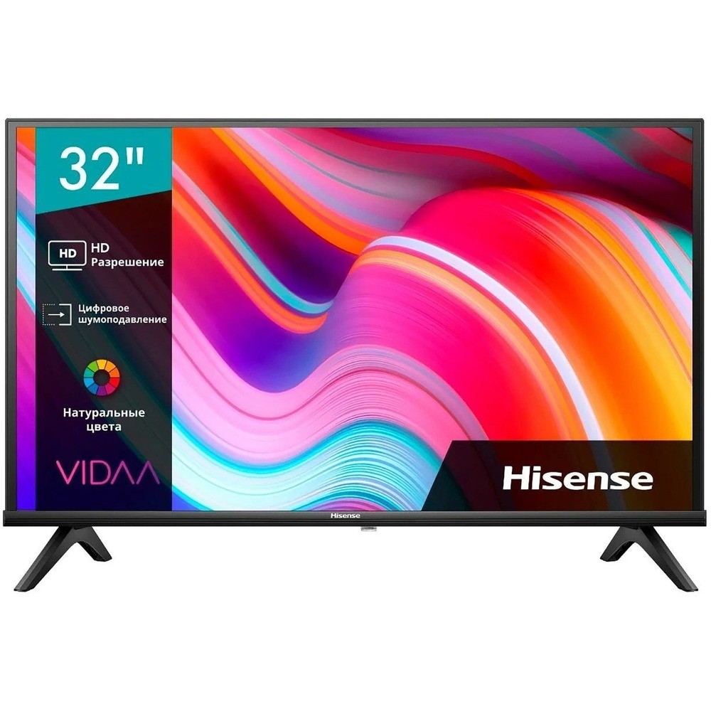 Hisense 32" 32A4N Frameless черный HD 60Hz DVB-T DVB-T2 DVB-C DVB-S DVB-S2 USB WiFi Smart TV (RUS)