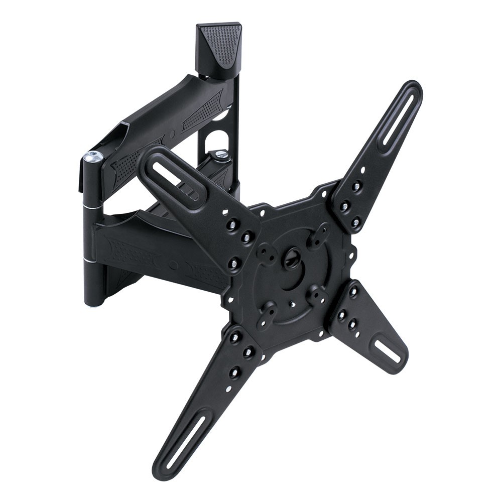 Kromax ATLANTIS-40 grey/black, Кр. стал. наст. для TV 22"-65", max 40 кг, 5 ст св., нак. +5°-15°, пов. 180°, от ст. 60-523 мм, max VESA 400x400 мм.