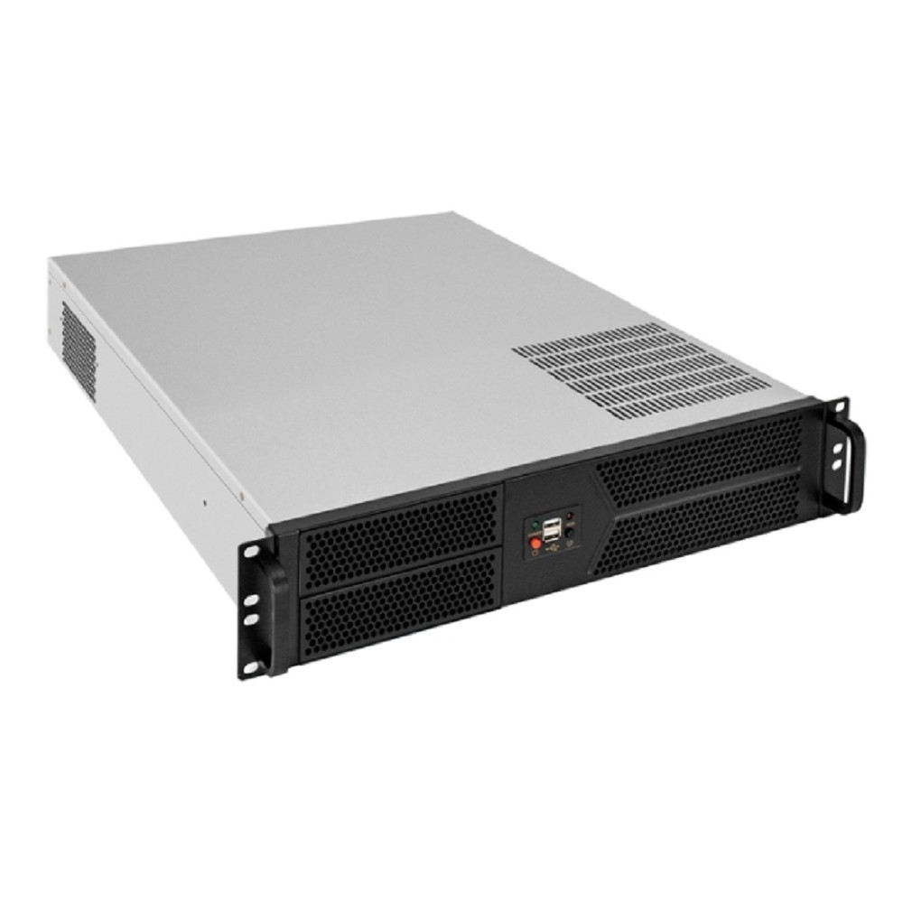 Exegate EX298442RUS Серверный корпус ExeGate Pro 2U550-04 <RM 19", высота 2U, глубина 550, БП 400ADS, 2*USB>