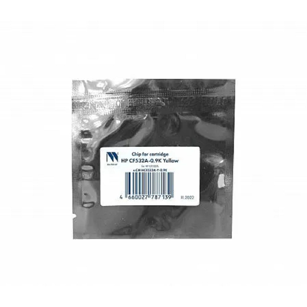 NV Print (NV-CH-HCF532A-Y) Чип  для HP CF532A Yellow (0.9K) 
