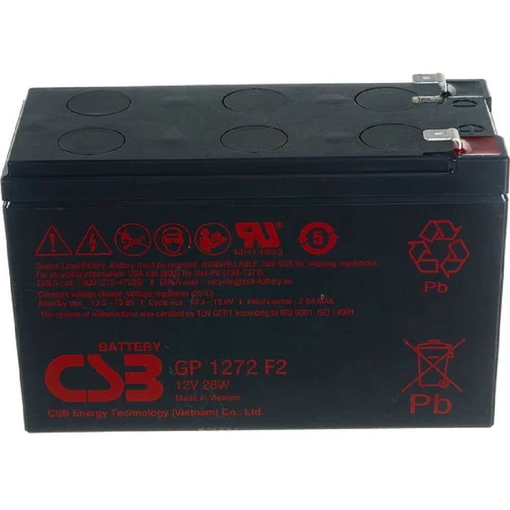 CSB Батарея GP1272 12V (7.2 Ah) F2 (28W))