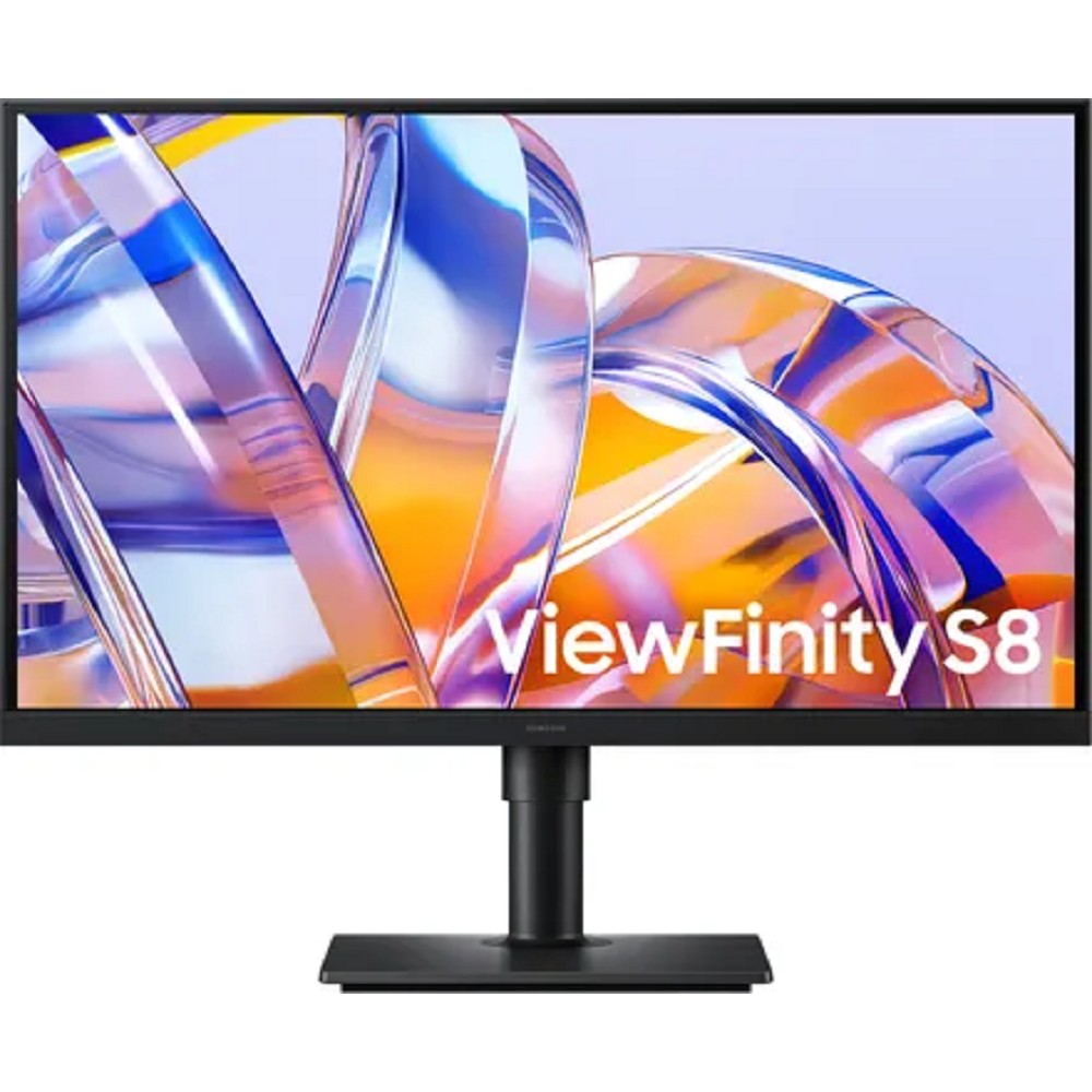 LCD Samsung 27" S27H804UAI {IPS 3840x2160 60Hz 5ms 350cd HDMI DisplayPort 3xUSB3.0 USB-C USB-C(90W) RJ-45 HAS Pivot Swivel Internal Vesa}