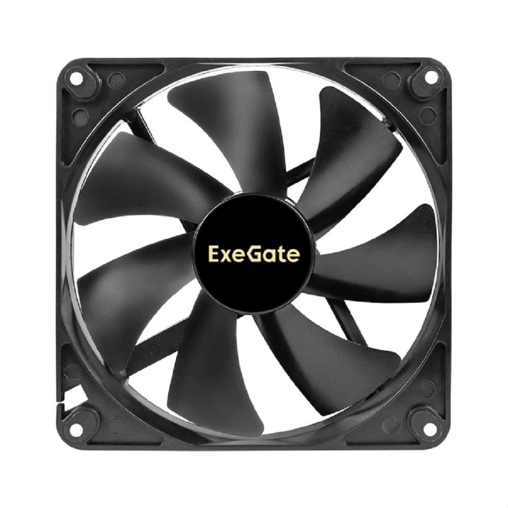 Exegate EX297100RUS Вентилятор 12В DC ExeGate ExtraPower EP14025B3P (140x140x25 мм, 2-Ball (двойной шарикоподшипник), 3pin, 1600RPM, 31dBA) ОЕМ