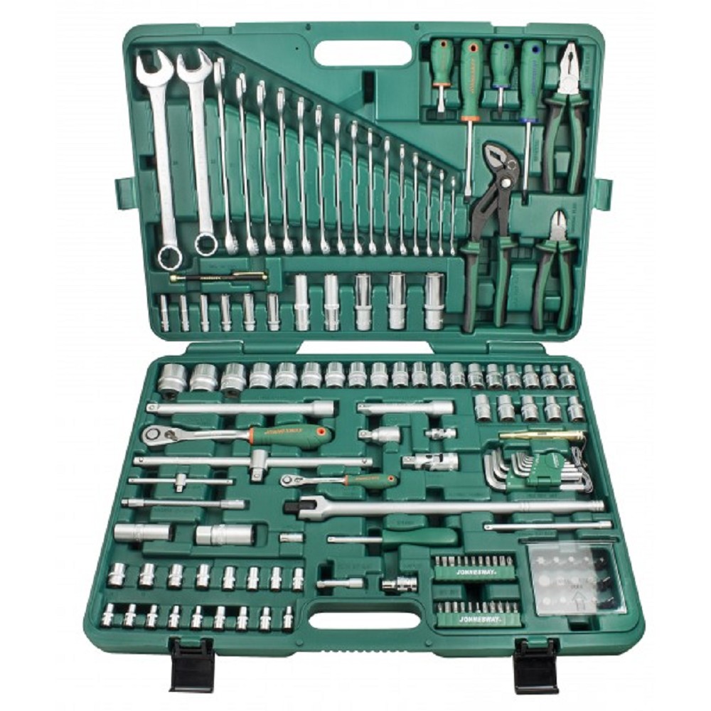 JONNESWAY S04H524142S Набор инструмента универсальный 1/4", 1/2"DR, 142 предмета