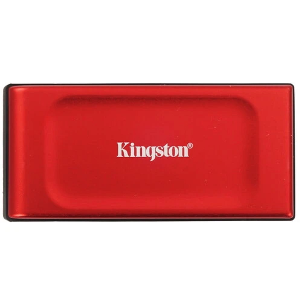 Kingston Portable SSD 2TB [SXS1000R/2000G] XS1000R, Type-C/A, USB 3.2 Gen 2, R/W 1050/1000MB/s, 70x33x14mm, 29g., Red (5 лет)