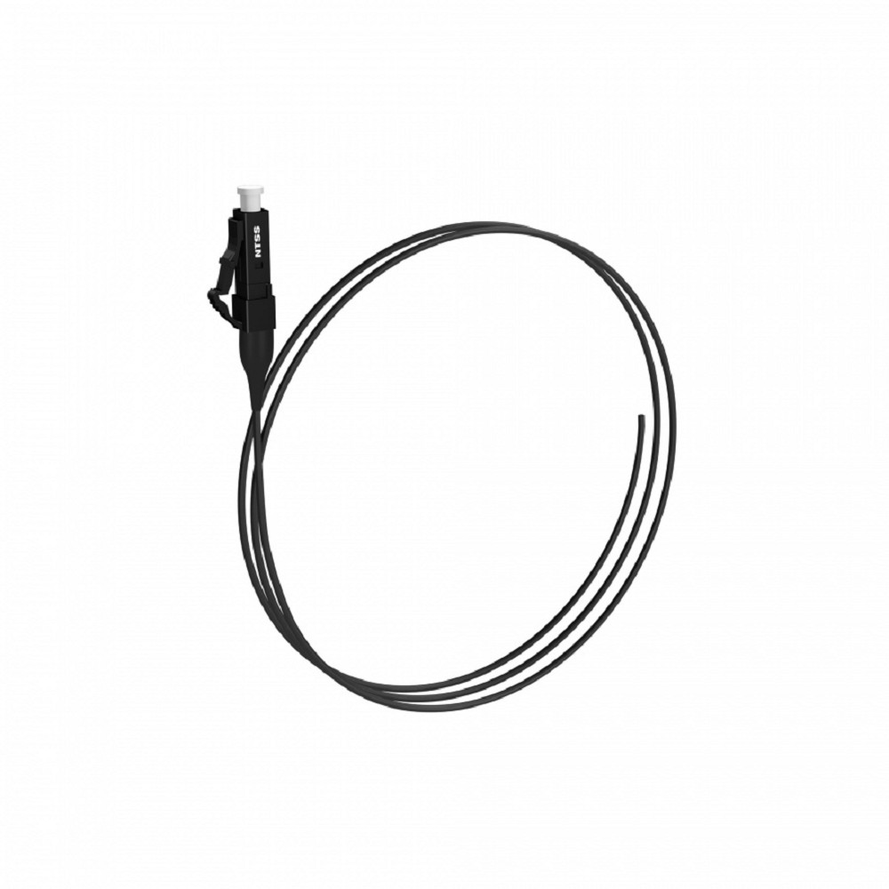NTSS Пигтейл оптический NTSS LC/UPC 50/125мкм ОМ3 2*1.5м LSZH  чёрный NTSS-PGT-LC/U-503-2*1.5-BL