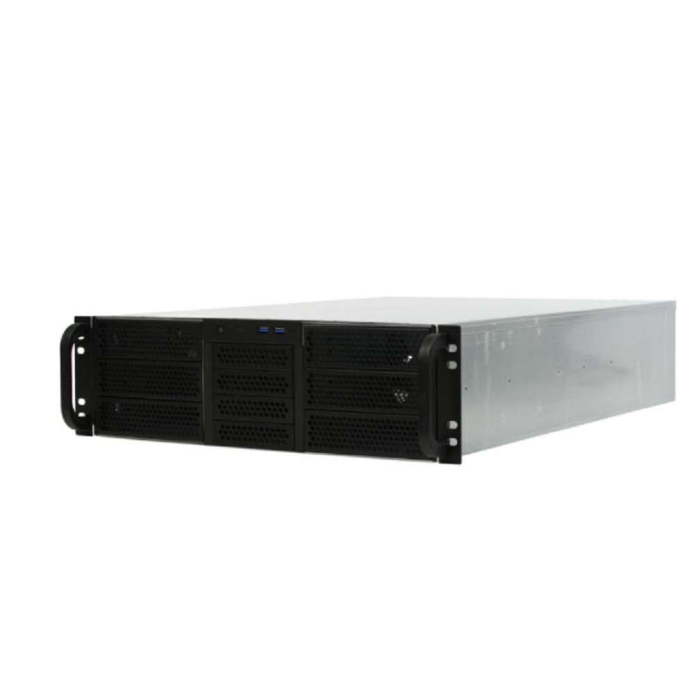 Procase RE306-D6H4-C-48 Корпус 3U server case,6x5.25+4HDD,черный,без блока питания,глубина 480мм,MB CEB 12"x10.5"